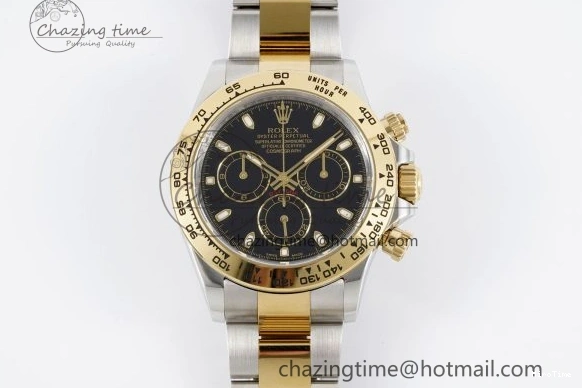 MiroTime 0502 Daytona 116503 Clean 1:1 Best Edition Black Dial on SS YG Bracelet SA4130 V SmartChoice 2084